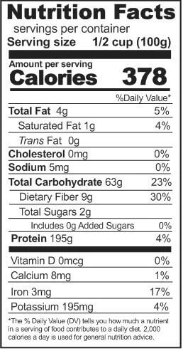 Rainy Day Foods Millet Hulled 50 lb. Bag - 227 Servings - Image 3