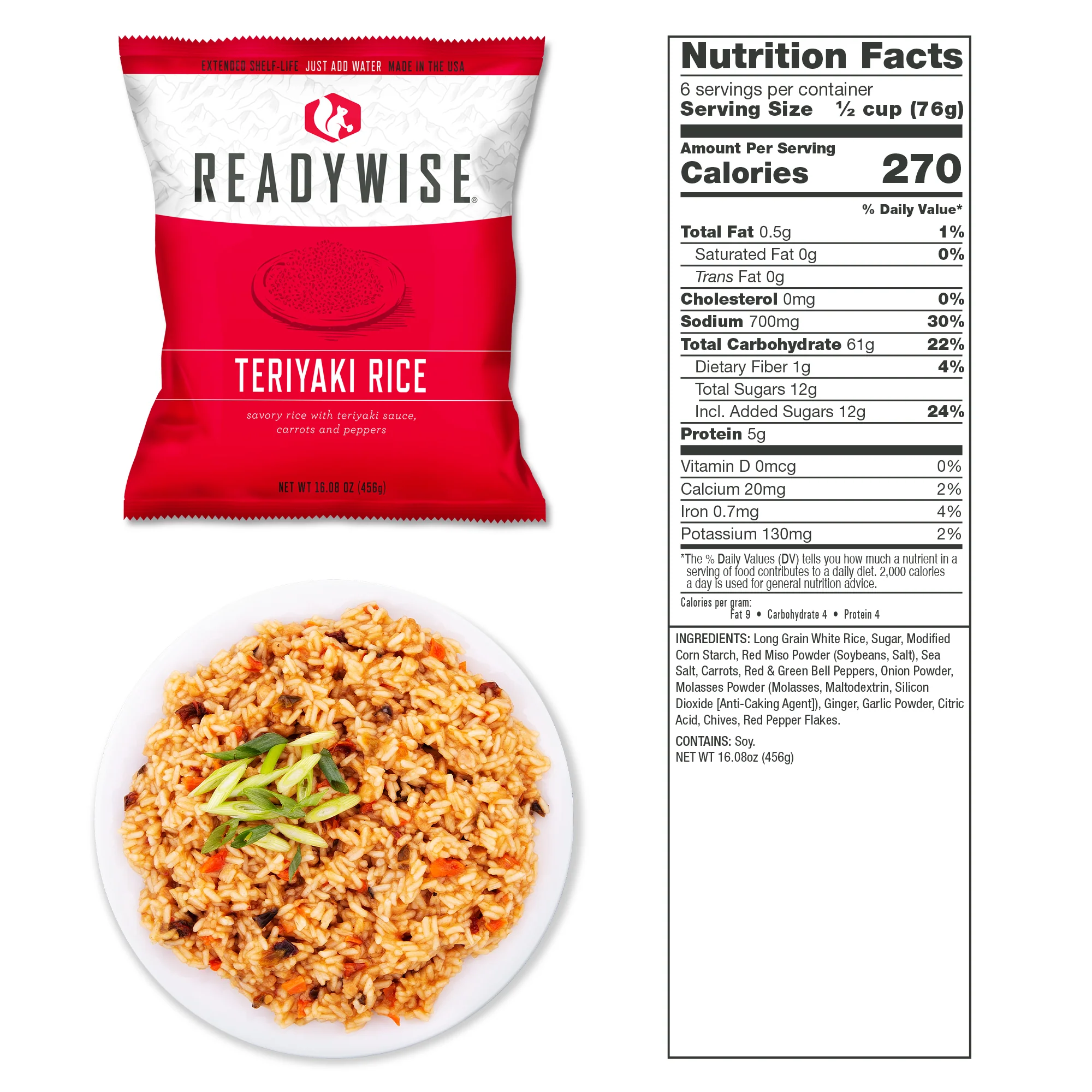 ReadyWise - 60 Serving Entrée Only Grab and Go Food Kit - Image 11