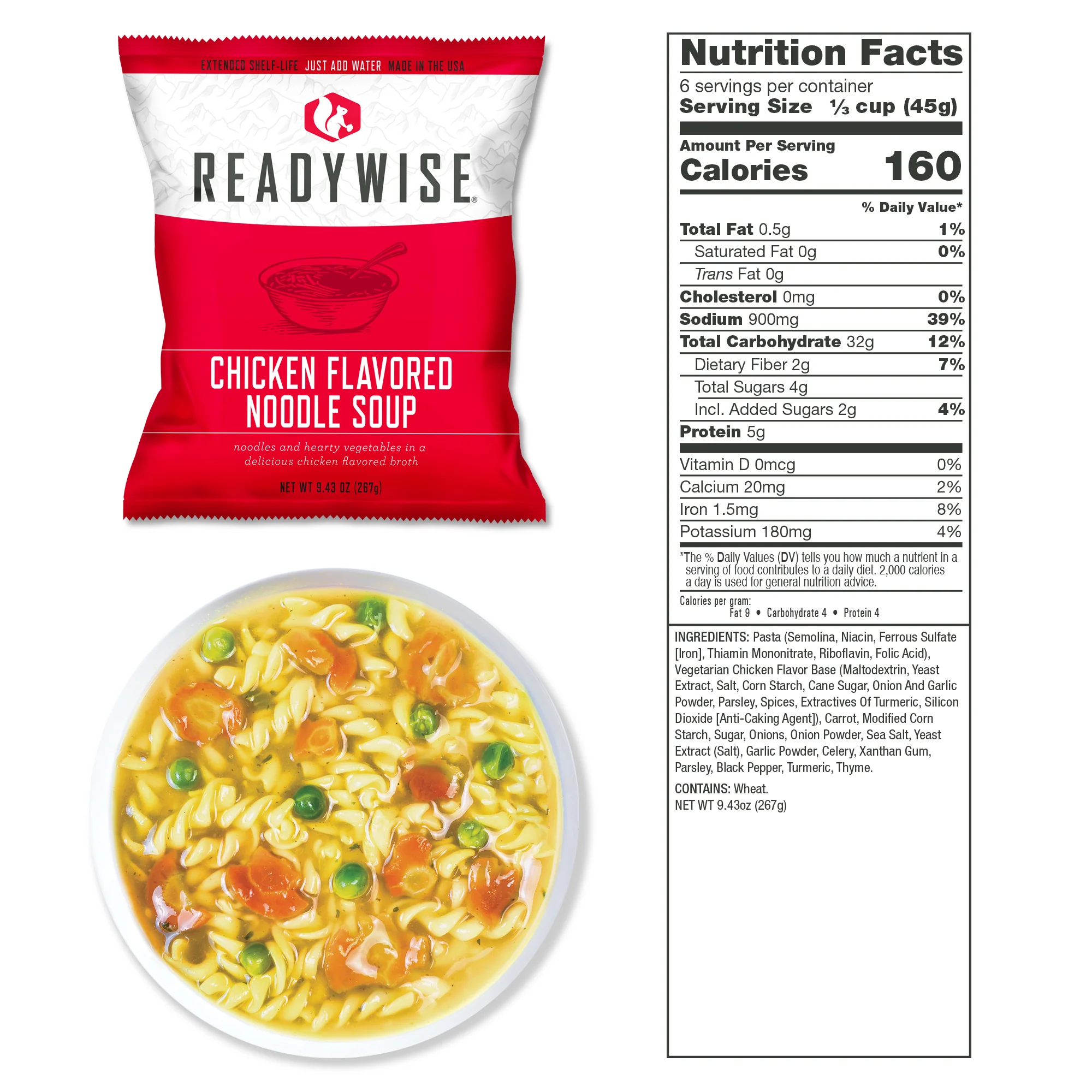 ReadyWise - 60 Serving Entrée Only Grab and Go Food Kit - Image 5