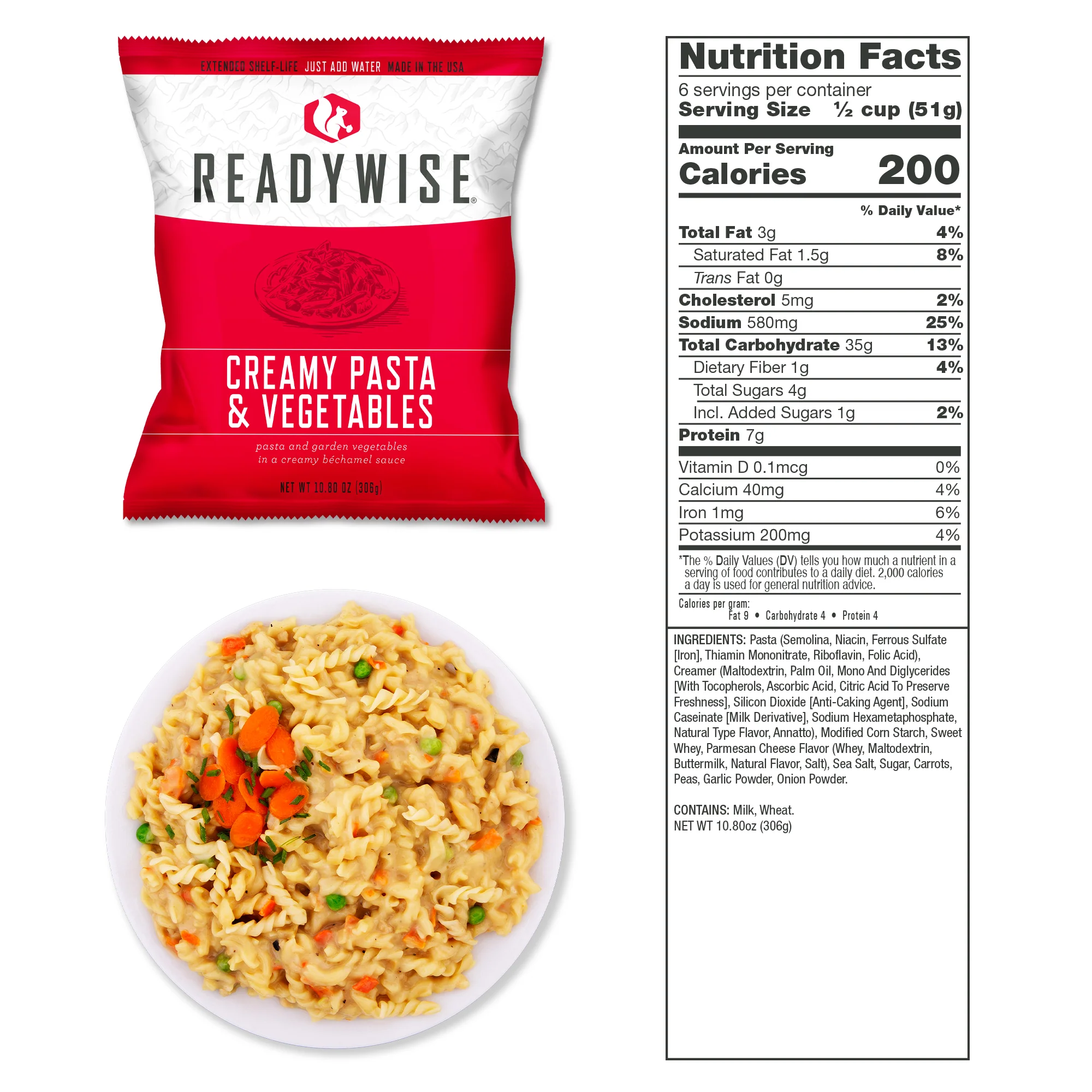 ReadyWise - 60 Serving Entrée Only Grab and Go Food Kit - Image 6
