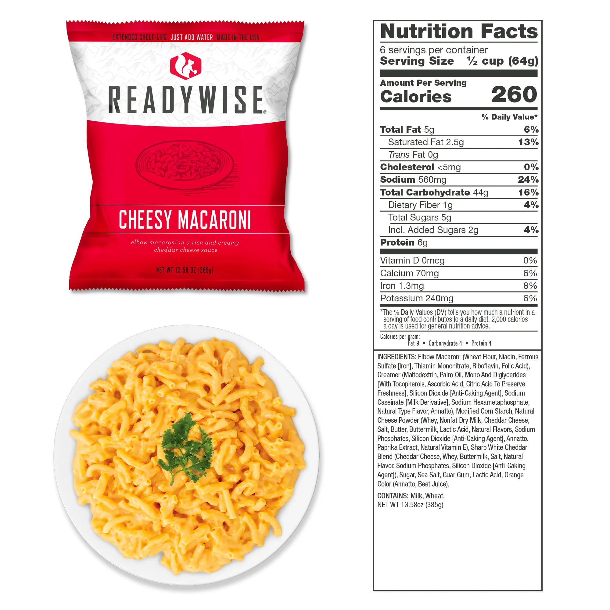 ReadyWise - 84 Serving Breakfast and Entrée Grab and Go Food Kit - Image 5