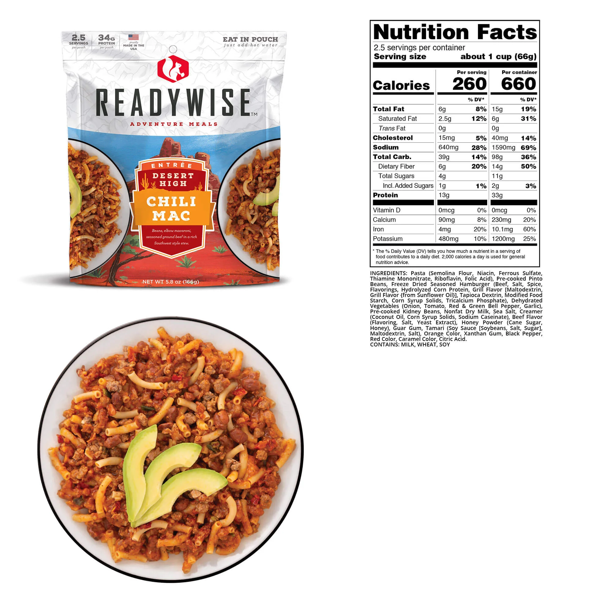 ReadyWise - Desert High Chili Mac with Beef - 6 Pack - Image 3